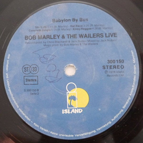 Bob Marley & The Wailers - Babylon By Bus (LP Tweedehands)