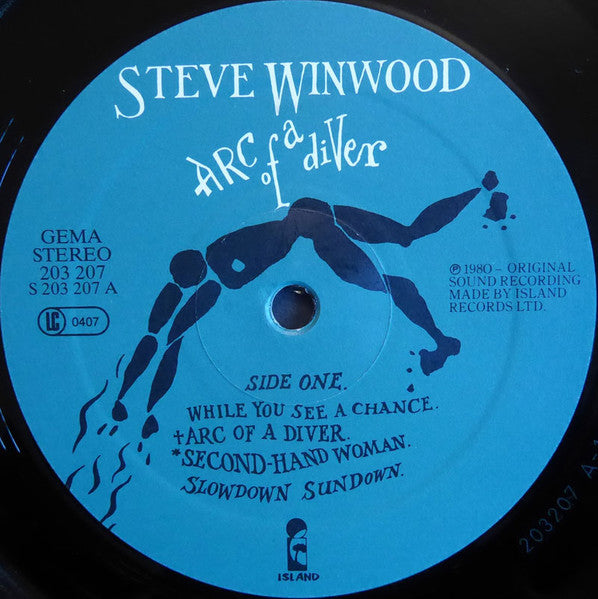 Steve Winwood - Arc Of A Diver (LP Tweedehands)