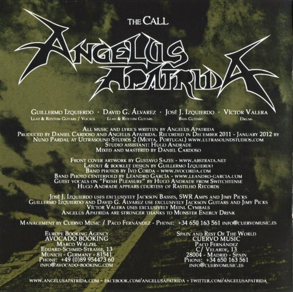 Angelus Apatrida - The Call (CD Tweedehands)