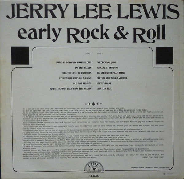 Jerry Lee Lewis - Early Rock & Roll (LP Tweedehands)