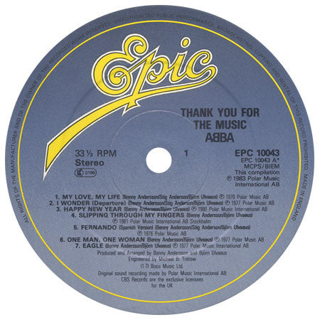 ABBA - Thank You For The Music (LP Tweedehands)