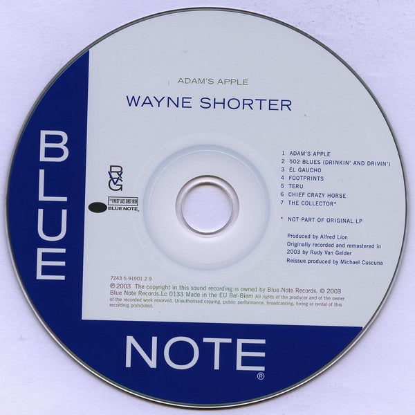 Wayne Shorter - Adam's Apple (CD Tweedehands)