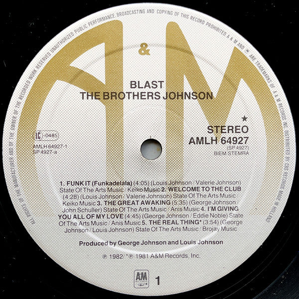 Brothers Johnson - Blast! (LP Tweedehands)