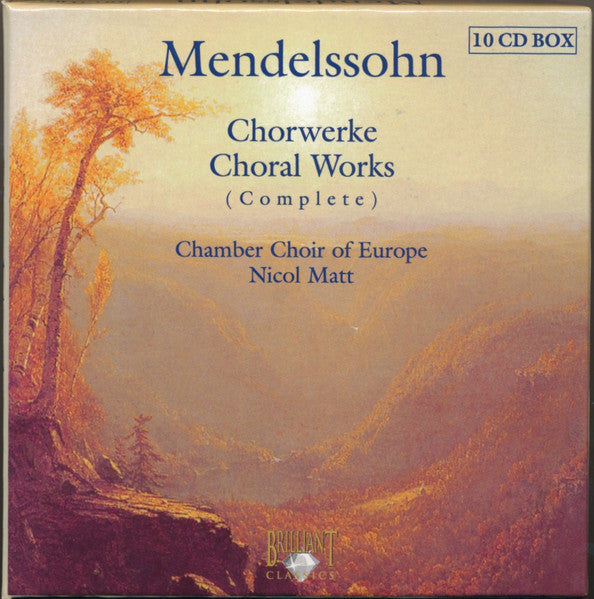 Felix Mendelssohn-Bartholdy, Chamber Choir of Europe, Nicol Matt - Chorwerke = Choral Works (Complete) (CD Tweedehands)