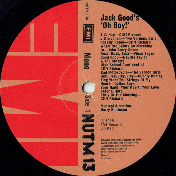 Various - Jack Good's "Oh Boy!" (LP Tweedehands)