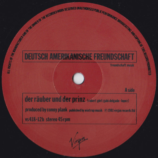 Deutsch Amerikanische Freundschaft - Der Mussolini (12" Tweedehands)