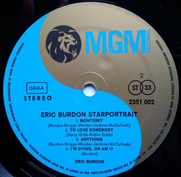 Eric Burdon - Starportrait (LP Tweedehands)