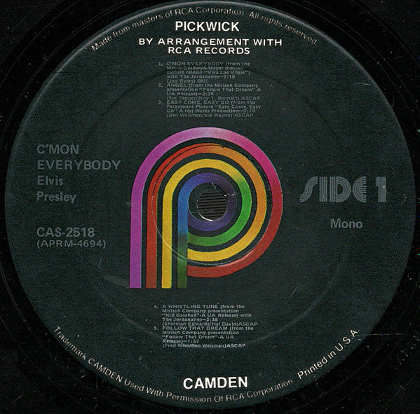 Elvis Presley - C'mon Everybody (LP Tweedehands)