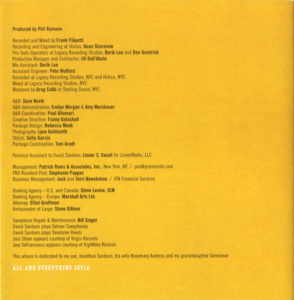 David Sanborn - Only Everything (CD Tweedehands)