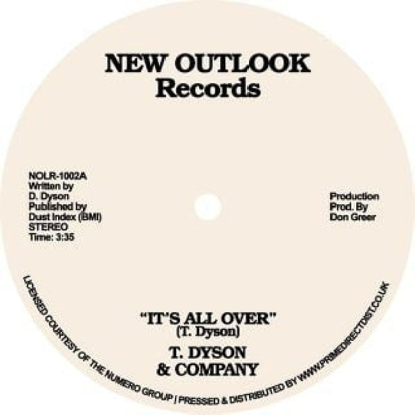 T Dyson & Company - 7- it's all over / first time (12-inch)