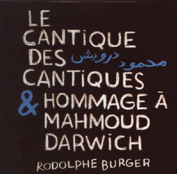 Rodolphe Burger - Cantique des cantiques & (CD) - Discords.nl
