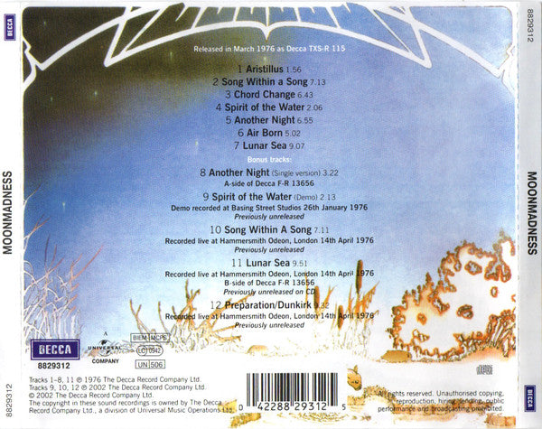 Camel - Moonmadness + 6 (CD) - Discords.nl