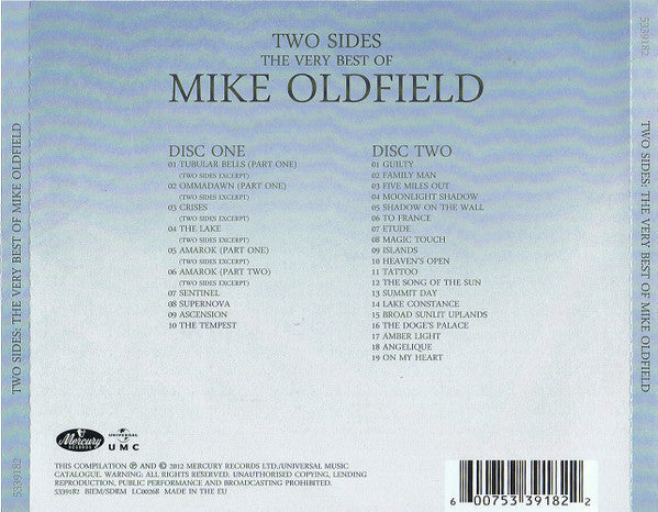 Mike Oldfield - Two sides: the very best of mike oldfield (CD) - Discords.nl