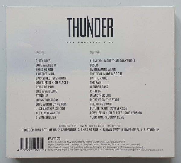 Thunder - The Greatest Hits (CD Tweedehands)