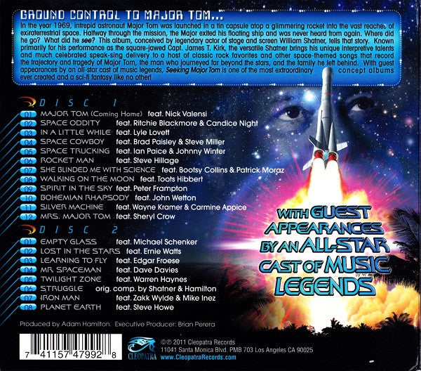 William Shatner - Seeking Major Tom (CD Tweedehands)