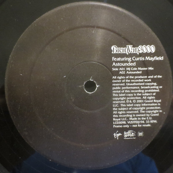 Bran Van 3000 Featuring Curtis Mayfield - Astounded (LP Tweedehands)