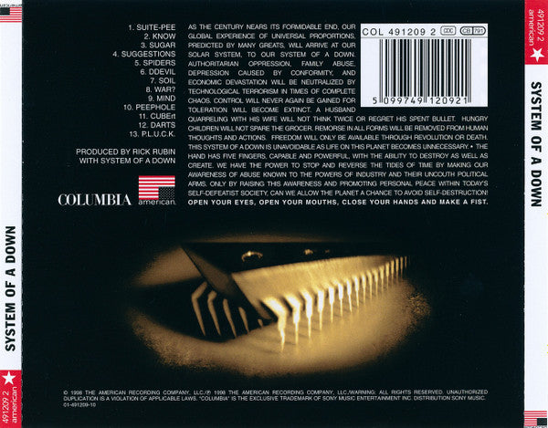 System Of A Down - System Of A Down (CD)