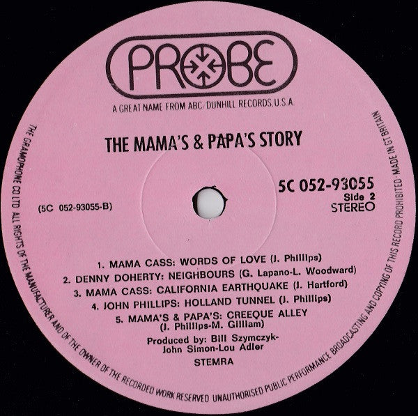 Mamas & The Papas, The - The Mamas & Papas Story (LP Tweedehands)