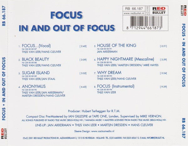 Focus (2) - In And Out Of Focus (CD)