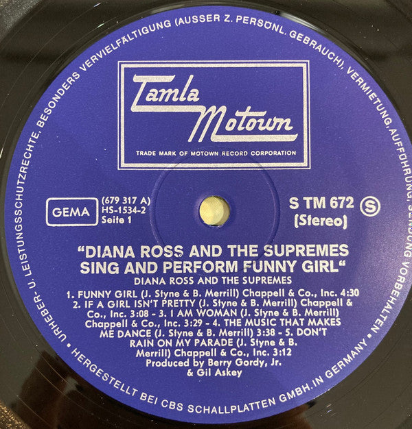 Supremes, The - Sing And Perform "Funny Girl" (LP Tweedehands) - Discords.nl