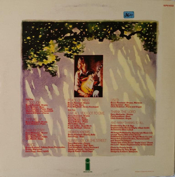Bryn Haworth - Sunny Side Of The Street (LP Tweedehands)