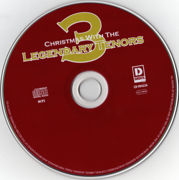 Various - Christmas With The Three Legendary Tenors (CD)