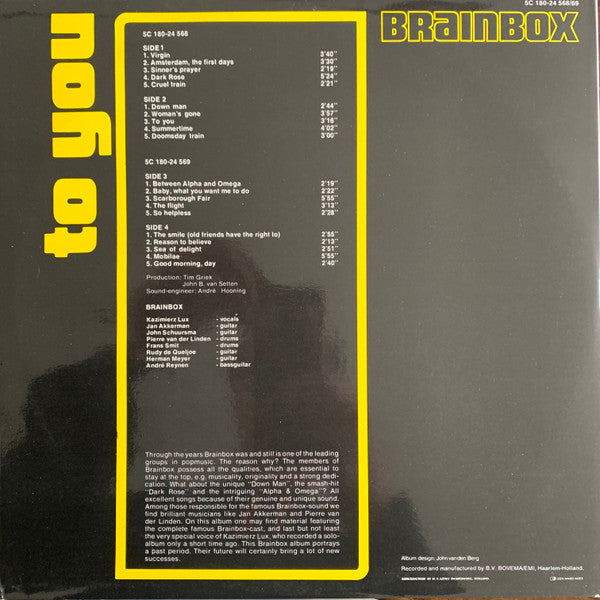 Brainbox (3) - To You (LP Tweedehands)