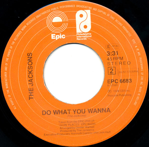 Jacksons, The - Blame It On The Boogie / Do What You Wanna (7-inch Tweedehands)