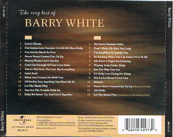 Barry White - The Very Best Of Barry White (CD)