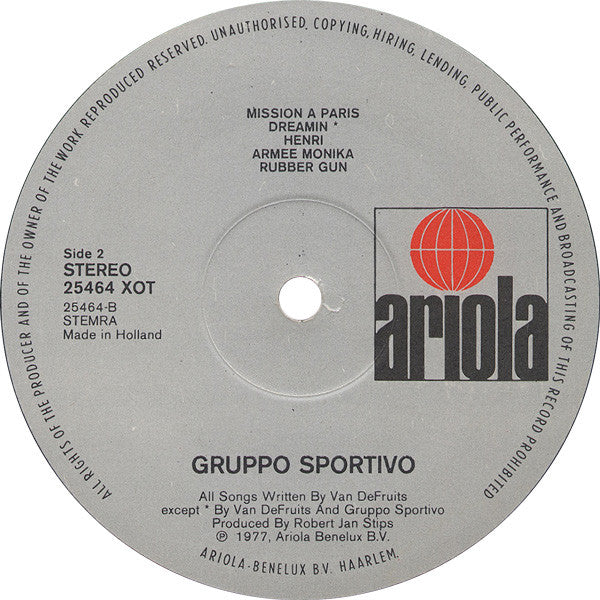 Gruppo Sportivo - 10 Mistakes (LP Tweedehands)