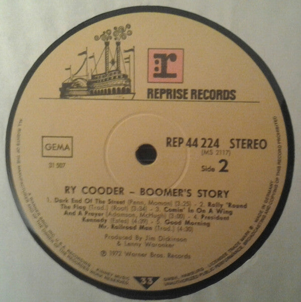 Ry Cooder - Boomer's Story (LP Tweedehands)
