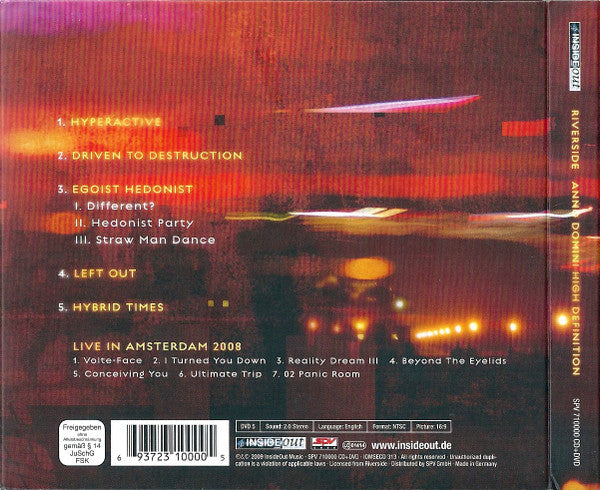 Riverside - Anno Domini High Definition (CD Tweedehands)