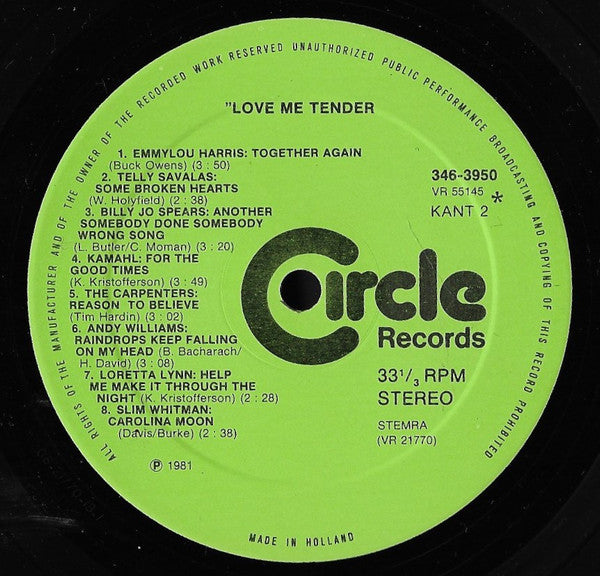 Various - Love Me Tender (LP Tweedehands)