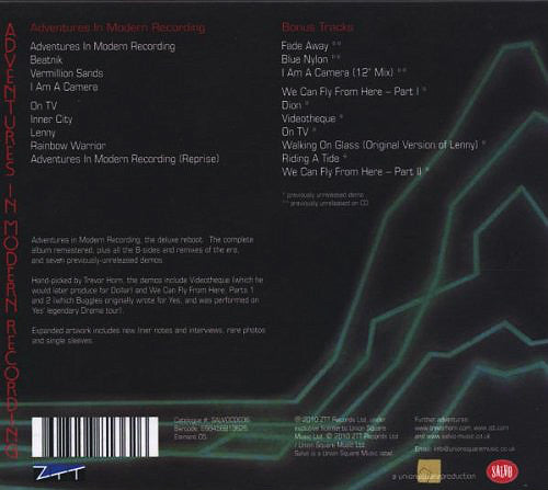 Buggles, The - Adventures In Modern Recording (CD)