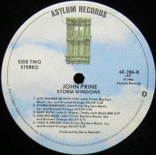 John Prine - Storm Windows (LP Tweedehands) - Discords.nl