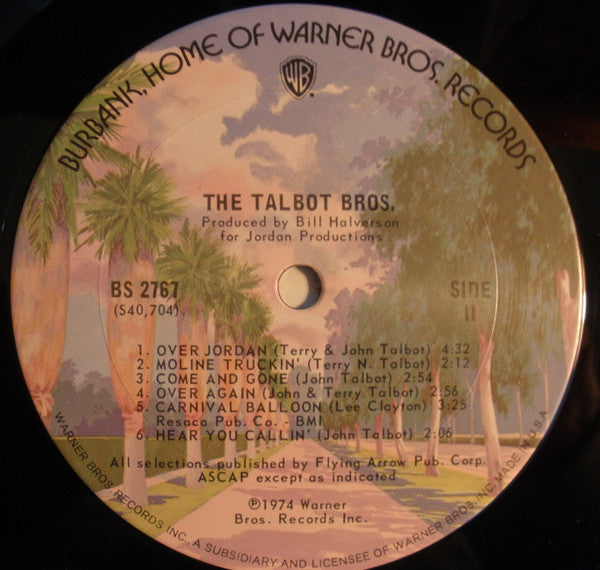 Talbot Bros., The - The Talbot Bros. (LP Tweedehands) - Discords.nl