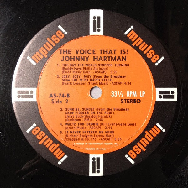 Johnny Hartman - The Voice That Is! (LP Tweedehands)