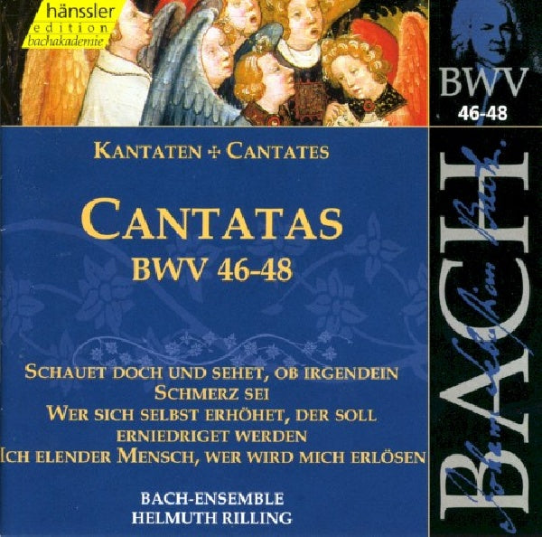 Johann Sebastian Bach - Cantatas bwv46-48 (CD) - Discords.nl