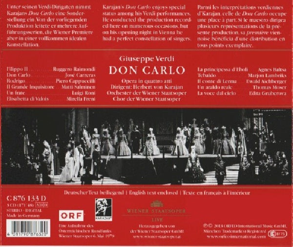 Giuseppe Verdi - Don carlo (CD) - Discords.nl