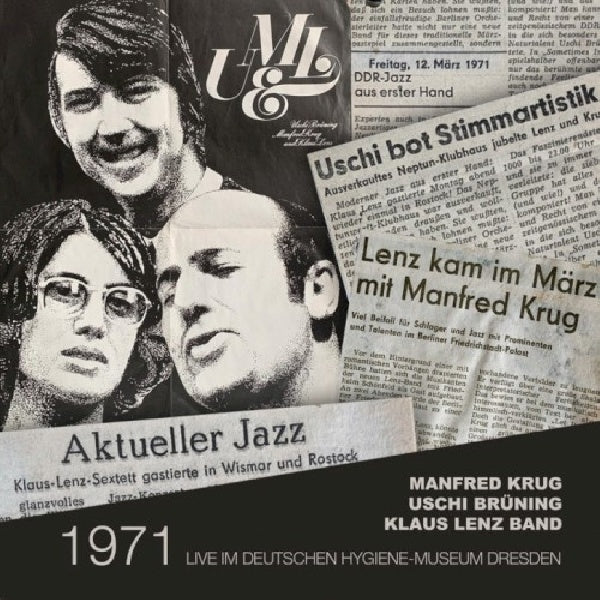 Manfred Krug & Uschi Bruning & Klaus Lenz Band - 1971 - live im deutschen hygiene-museum dresden (CD) - Discords.nl