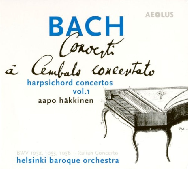 Aapo Hakkinen & Helsinki Baroque Orchestra - Bach: a cembals concertato - harpsichord concertos vol. 1 (CD)