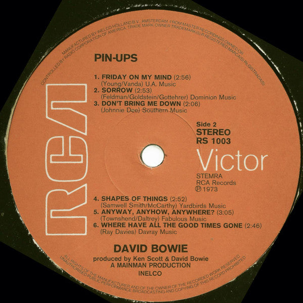 David Bowie - Pinups (LP Tweedehands)