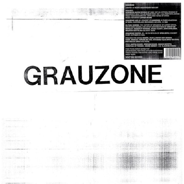 Grauzone - 40 years anniversary (LP) - Discords.nl