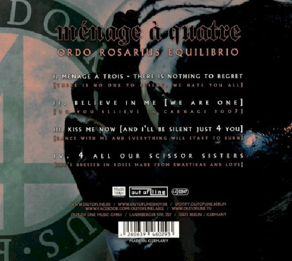 Ordo Rosarius Equilibrio - Menage a quatre (CD) - Discords.nl