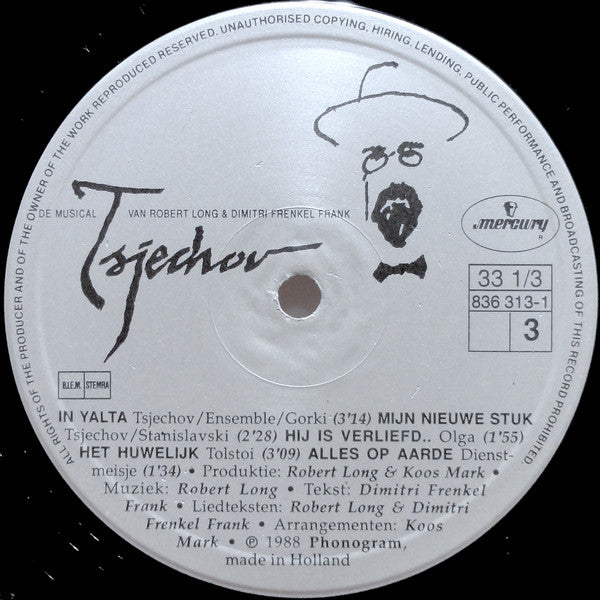Various - Tsjechov - De Musical Van Robert Long & Dimitri Frenkel Frank (LP Tweedehands)