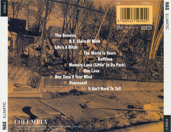 Nas - Illmatic (CD) - Discords.nl