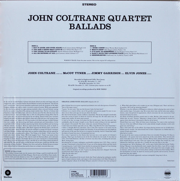 The John Coltrane Quartet - The John Coltrane Quartet - Ballads  (LP)