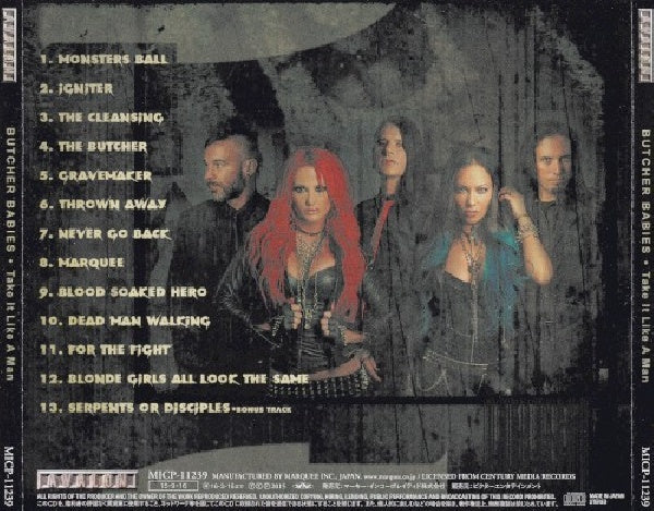 Butcher Babies - Take it like a man (CD) - Discords.nl