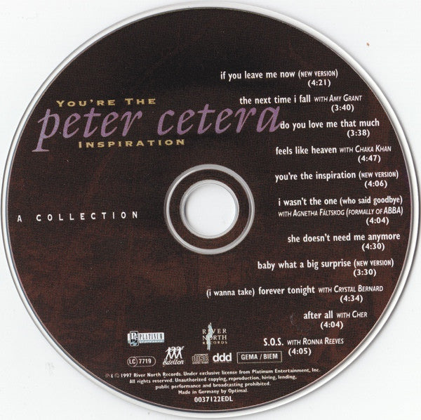 Peter Cetera - You're The Inspiration: A Collection (CD)