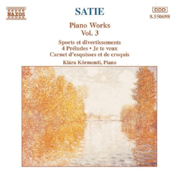 E. Satie - Piano works vol.3 (CD) - Discords.nl